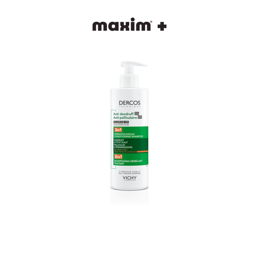 Vichy Dercos Anti-Dandruff DS 2in1 Σαμπουάν & Conditioner Κατά της Ξηροδερμίας, της Πιτυρίδας & του Κνησμού, 390ml