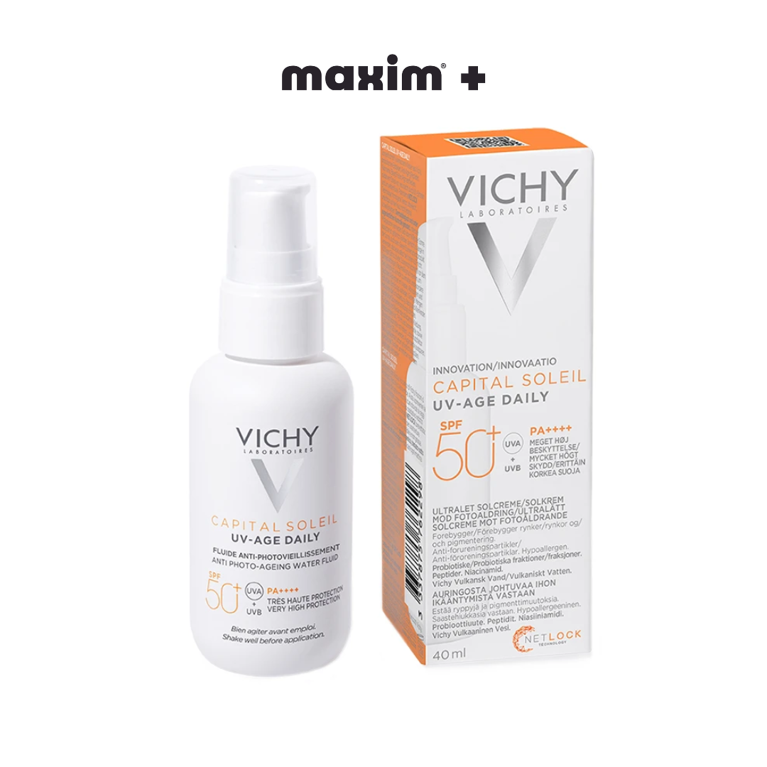 Vichy Capital Soleil UV-Age Daily SPF50+ Water Fluid – 40ml
