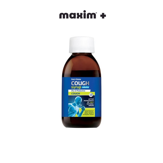 Frezyderm Cough Syrup Adults Σιρόπι για το Βήχα για Ενήλικες με Γεύση Λεμόνι, Ευκάλυπτο & Μέλι, 182gr