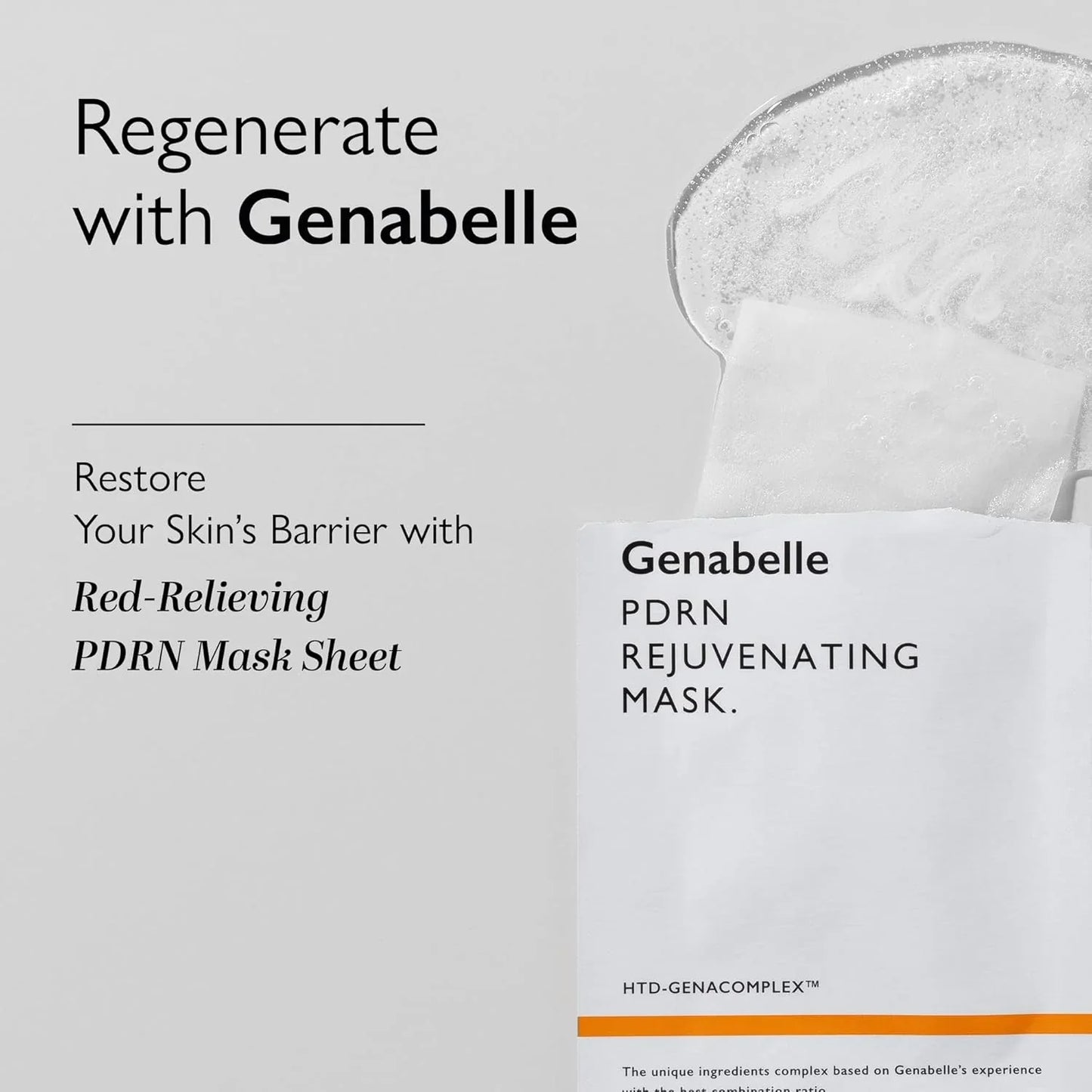 Genabelle PDRN Rejuvenating Mask - Μάσκα Αναζωογόνησης με PDRN