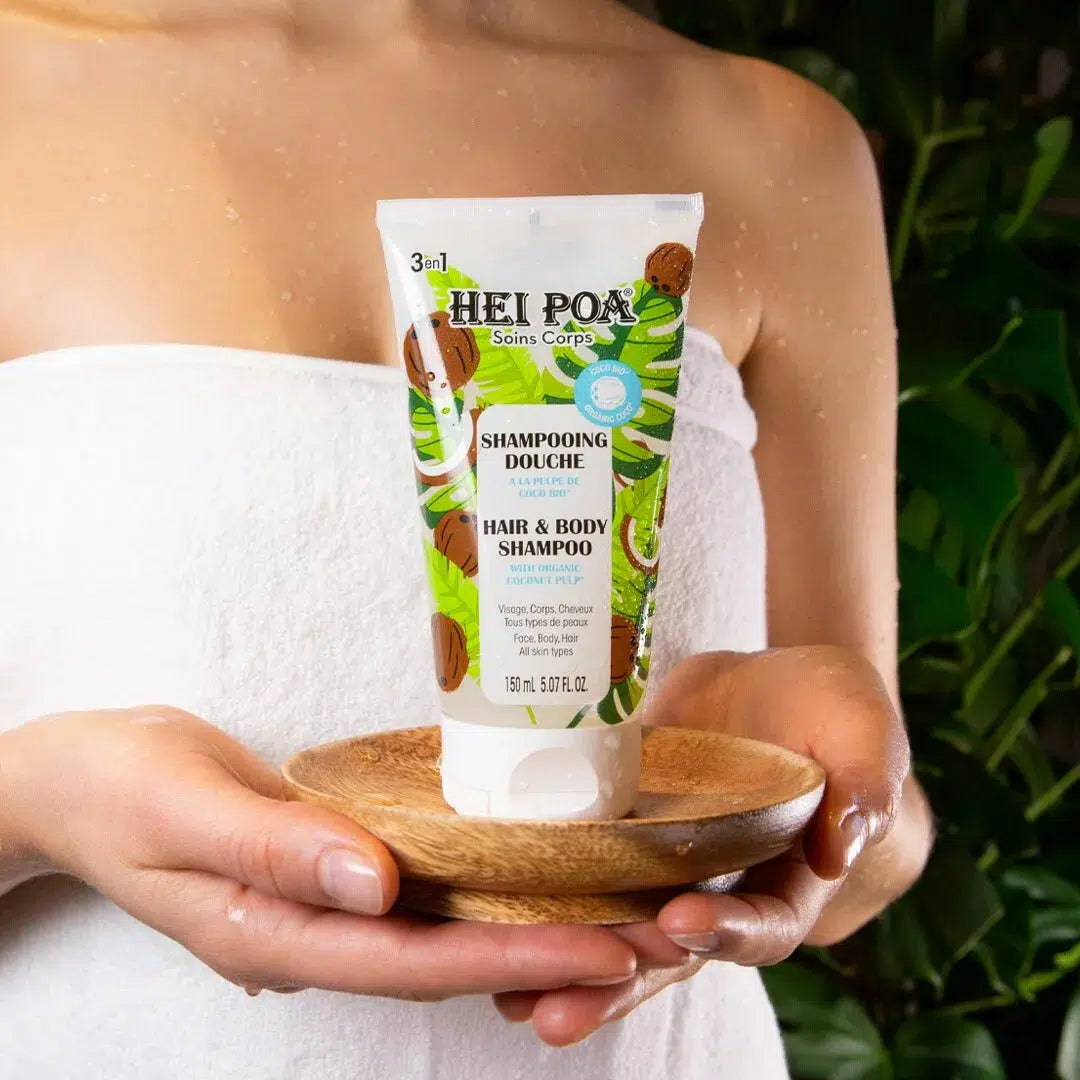 Hei Poa Coconut Hair & Body Shampoo With Organic Coco