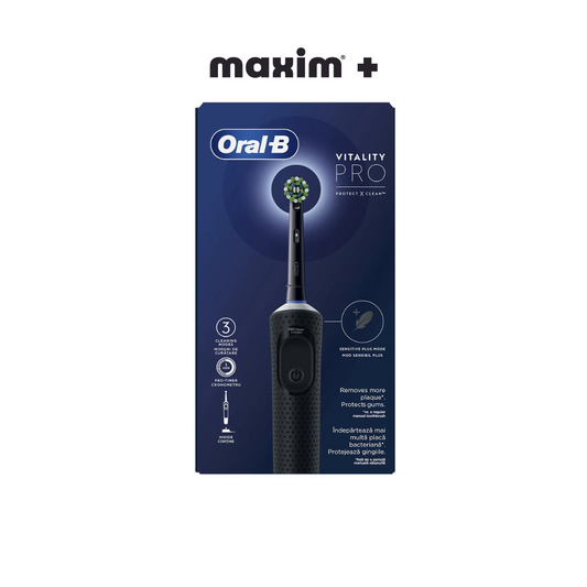 Oral-B Vitality Pro Ηλεκτρική Οδοντόβουρτσα Μαύρη, 1τεμ