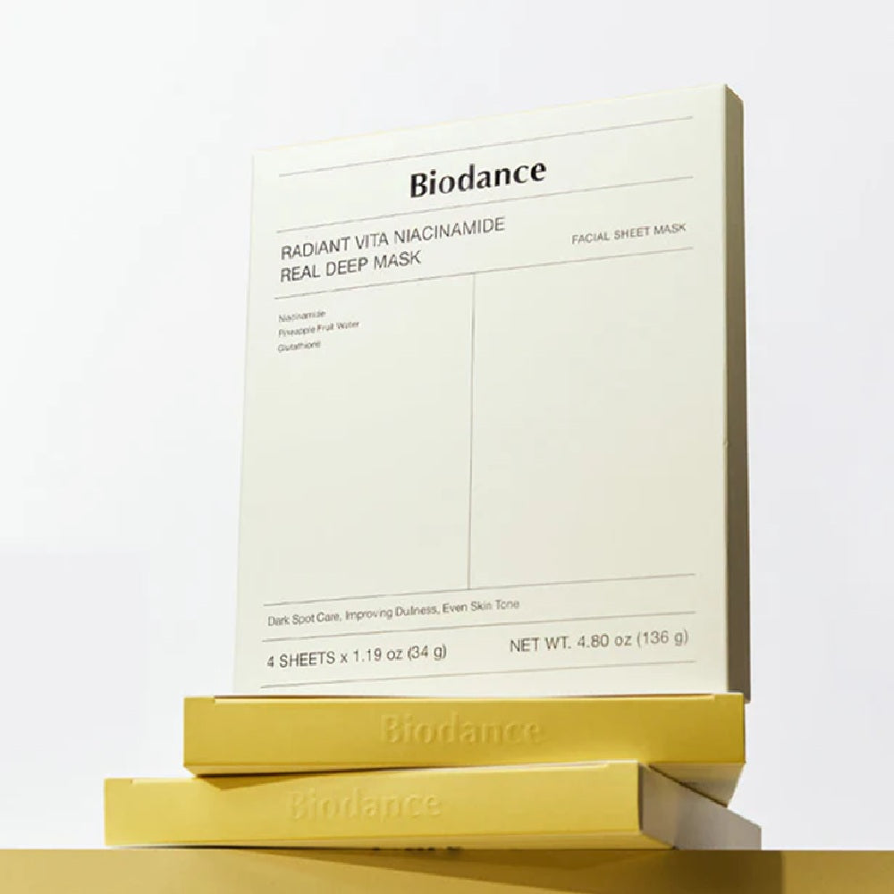 Biodance Radiant Vita-Niacinamide Real Deep Mask - Gel Μάσκα για ομοιόμορφο τόνο επιδερμίδας