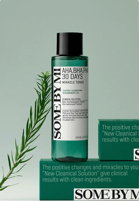 Some By Mi - AHA-BHA-PHA 30 Days Miracle Toner 150ml – Τόνερ Απολέπισης & Καθαρισμού για Ορατά Καθαρότερη Επιδερμίδα