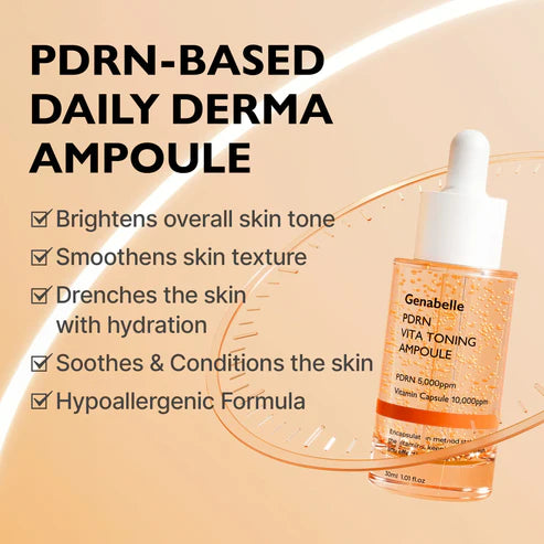 Genabelle  PDRN VITA Toning Ampoule - Αναζωογονητική Αμπούλα Tόνωσης με PDRN και Βιταμίνες