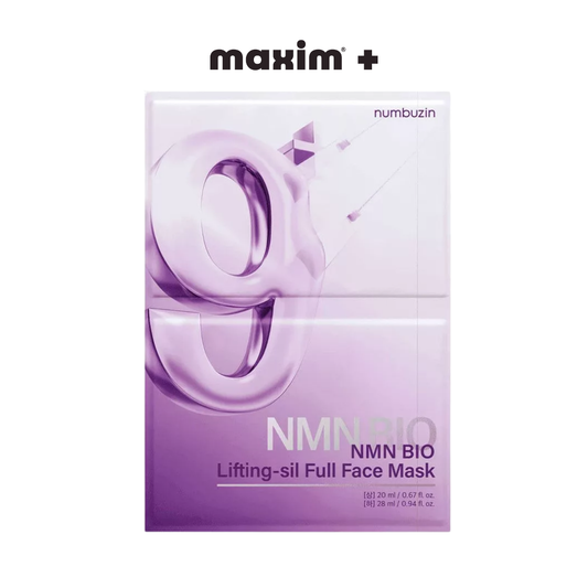 Numbuzin  No.9 NAD Bio Lifting Full Cover Facial Mask - Διπλή μάσκα προσώπου με άμεση ανόρθωση και λάμψη