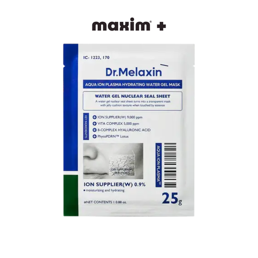 Dr. Melaxin Aqua Ion Plasma Hydrating Water Gel Mask - Ενυδατική μάσκα προσώπου για άμεση αναζωογόνηση και λάμψη