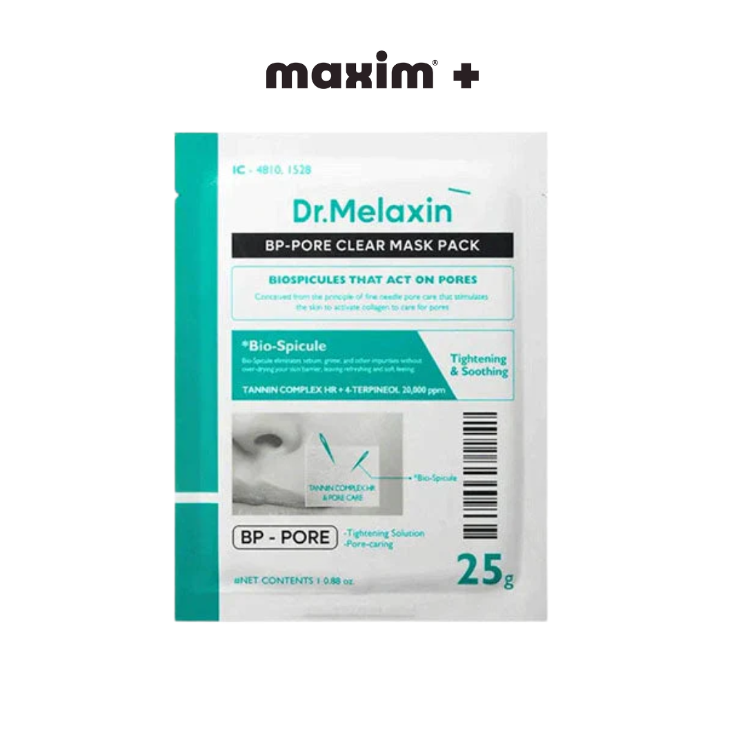 Dr. Melaxin BP Pore Clear Facial Mask - Μάσκα με Μικροβελόνες & Νιασιναμίδη για βαθύ καθαρισμό