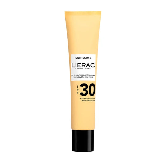 Lierac Sunissime The Velvety Sun Fluid Λεπτόρρευστο Βελούδινο Αντηλιακό Προσώπου SPF30, 40ml