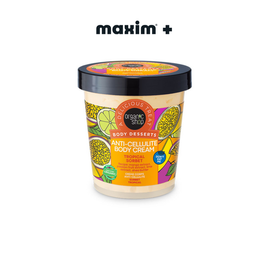 Organic Shop Body Desserts Anti-Cellulite Body Cream Tropical Sorbet Κρέμα Σώματος κατά της Κυτταρίτιδας 450ml