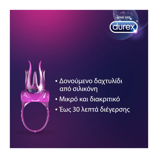 Durex Little Devil Ring Δαχτυλίδι Δονήσεων, 1τεμ