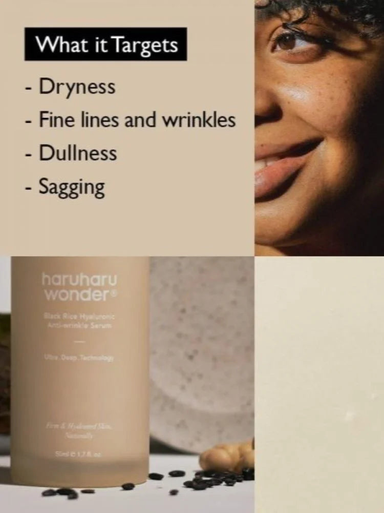 Haruharu Wonder Black Rice Hyaluronic Anti-Wrinkle Serum