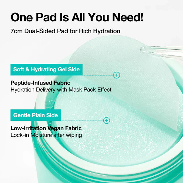 Anua  PDRN 100 Hyaluronic Acid Glow Pad - Ενυδατικά pads με υαλουρονικό οξύ & PDRN για λάμψη και ελαστικότητα