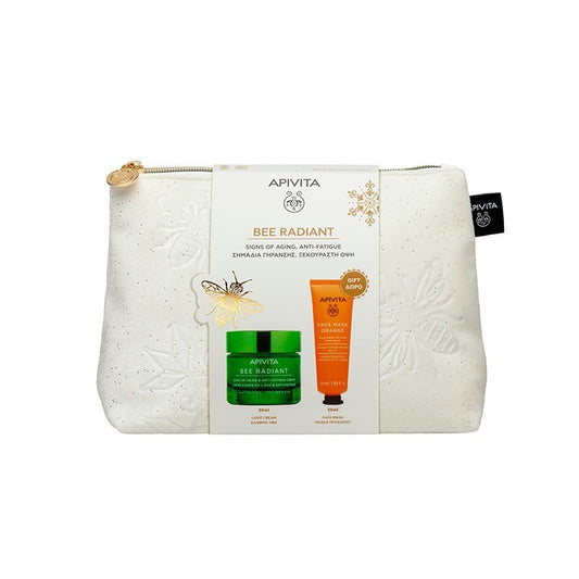 Apivita Promo Bee Radiant Light Texture, 50ml & Face Mask Orange, 50ml