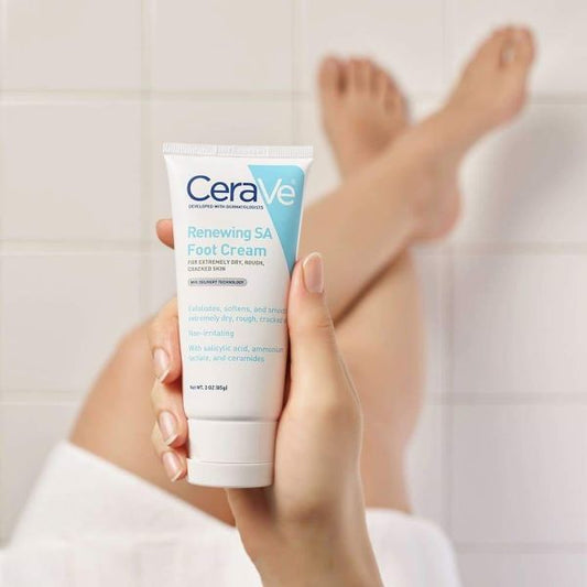 CeraVe SA Renewing Foot Cream Αναπλαστική Κρέμα Ποδιών για Πολύ Ξηρό, Τραχύ Σκασμένο Δέρμα 88ml