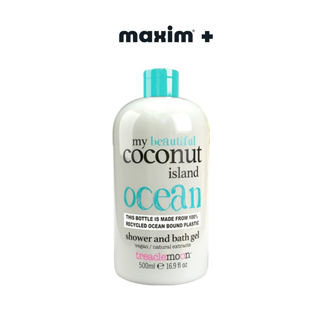 Treaclemoon My Coconut Island Bath & Shower Gel Αναζωογονητικό & Ενυδατικό Αφρόλουτρο με Άρωμα Καρύδας 500ml