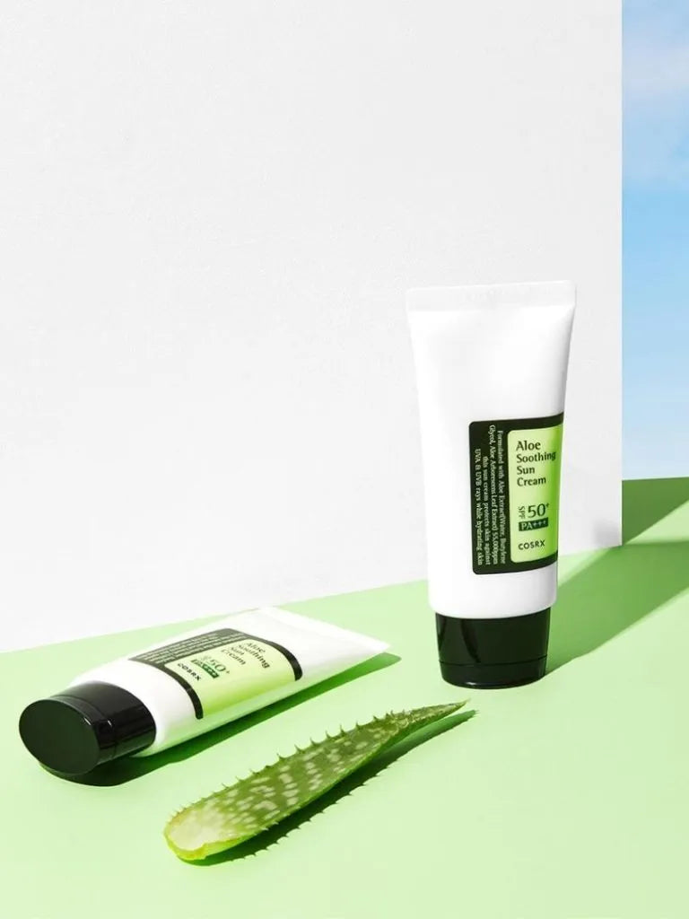 COSRX Aloe Soothing Sun Cream SPF 50+ PA+++ – Αντηλιακή Κρέμα Προσώπου με Αλόη