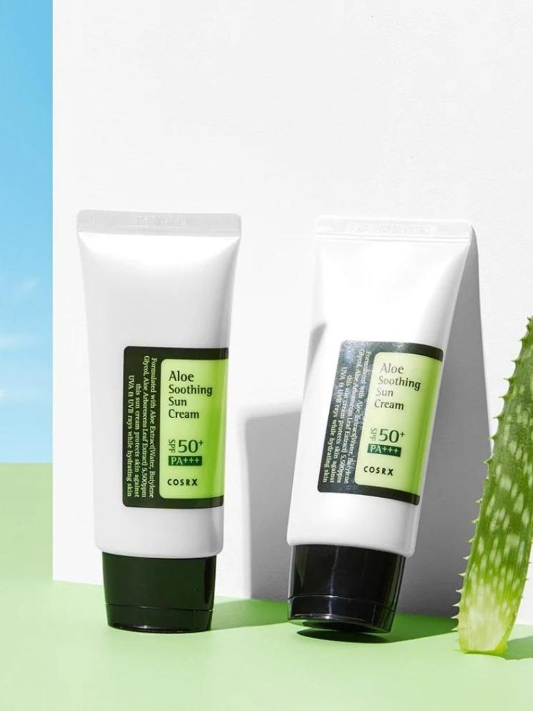 COSRX Aloe Soothing Sun Cream SPF 50+ PA+++ – Αντηλιακή Κρέμα Προσώπου με Αλόη