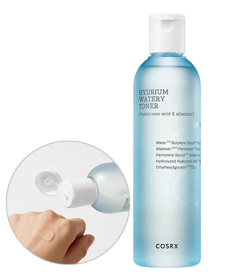 COSRX Hydrium Watery Toner – Τονωτική Λοσιόν Ενυδάτωσης με Υαλουρονικό Οξύ &Βιταμίνη B5 (150ml)