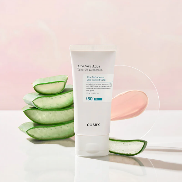 Cosrx Aloe 54.2 Aqua Tone-up Αντηλιακή Κρέμα Προσώπου SPF50+ PA++++