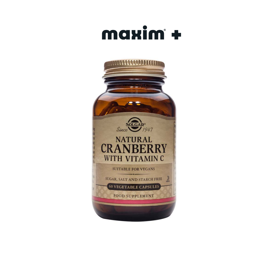 Solgar Cranberry Extract with Vitamin C 60 Φυτικές Κάψουλες