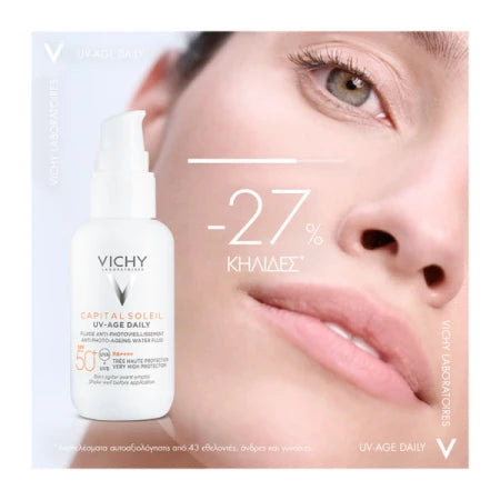 Vichy Capital Soleil UV-Age Daily SPF50+ Water Fluid – 40ml