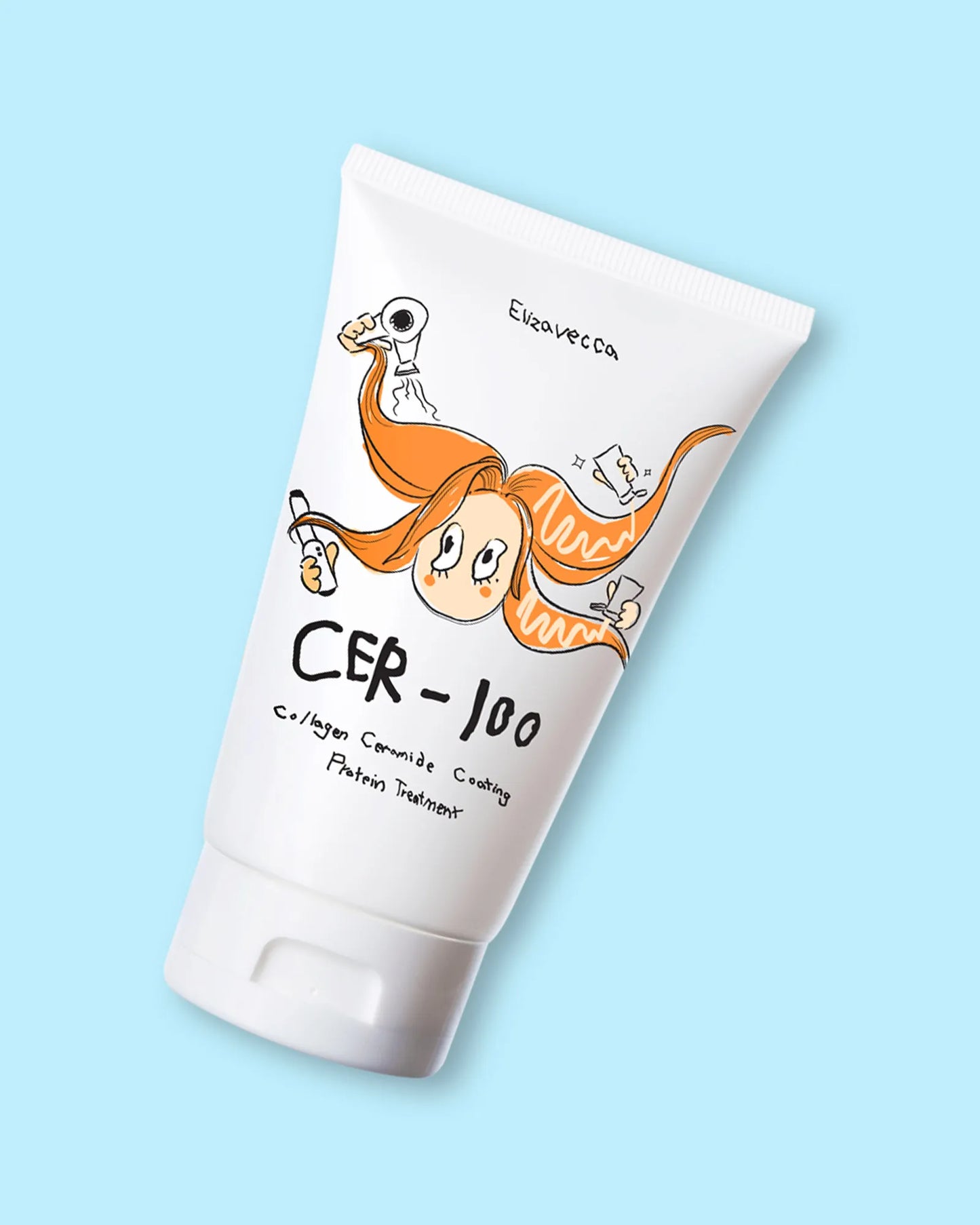 Elizavecca Collagen Ceramide Coating Protein Treatment 100ml – Ενυδατική Μάσκα Μαλλιών με Κολλαγόνο και Κεραμίδιο