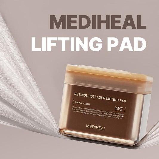 Mediheal Retinol Collagen Lifting Pad – Πακέτο Lifting με Ρετινόλη & Κολλαγόνο
