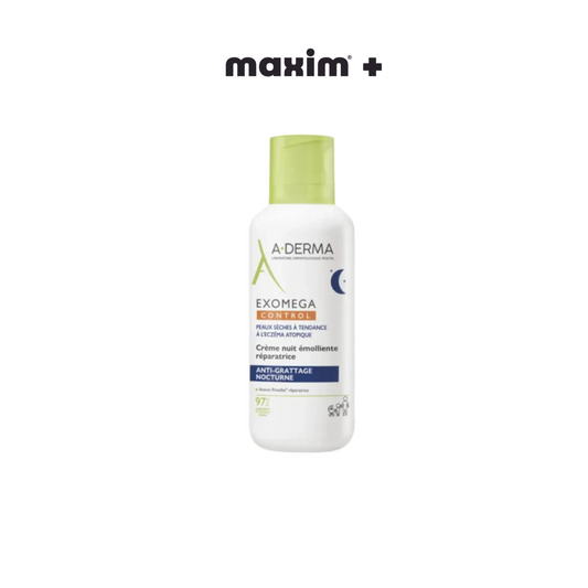A-Derma Exomega Control Repairing Emollient Night Cream 400ml
