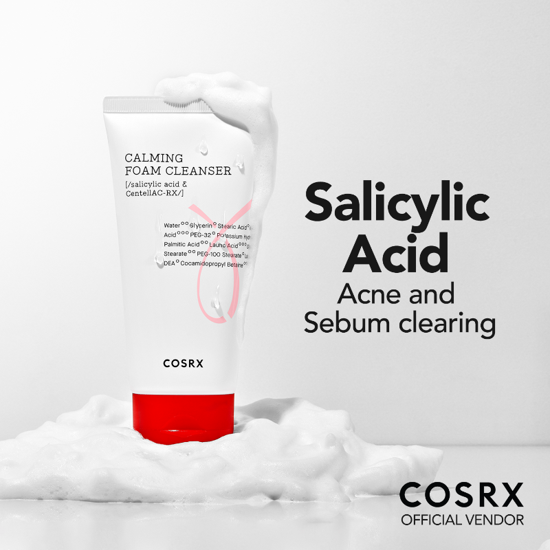 COSRX AC Collection Calming Foam Cleanser – Καθαριστικό Προσώπου για Ευαίσθητες & Ακνεϊκές Επιδερμίδες (150ml)