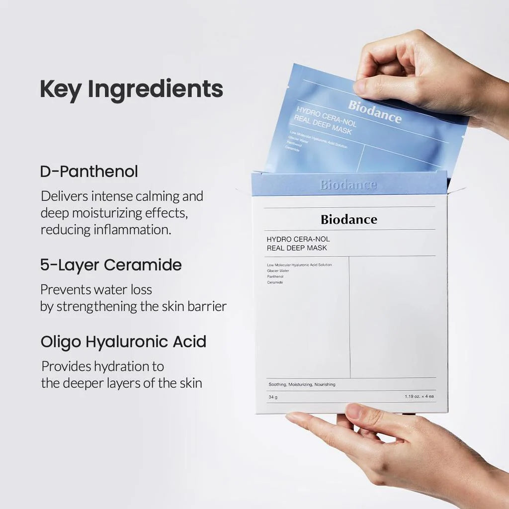 Biodance Hydro Cera-nol Real Deep Mask - Μάσκα νύχτας για βαθιά ενυδάτωση