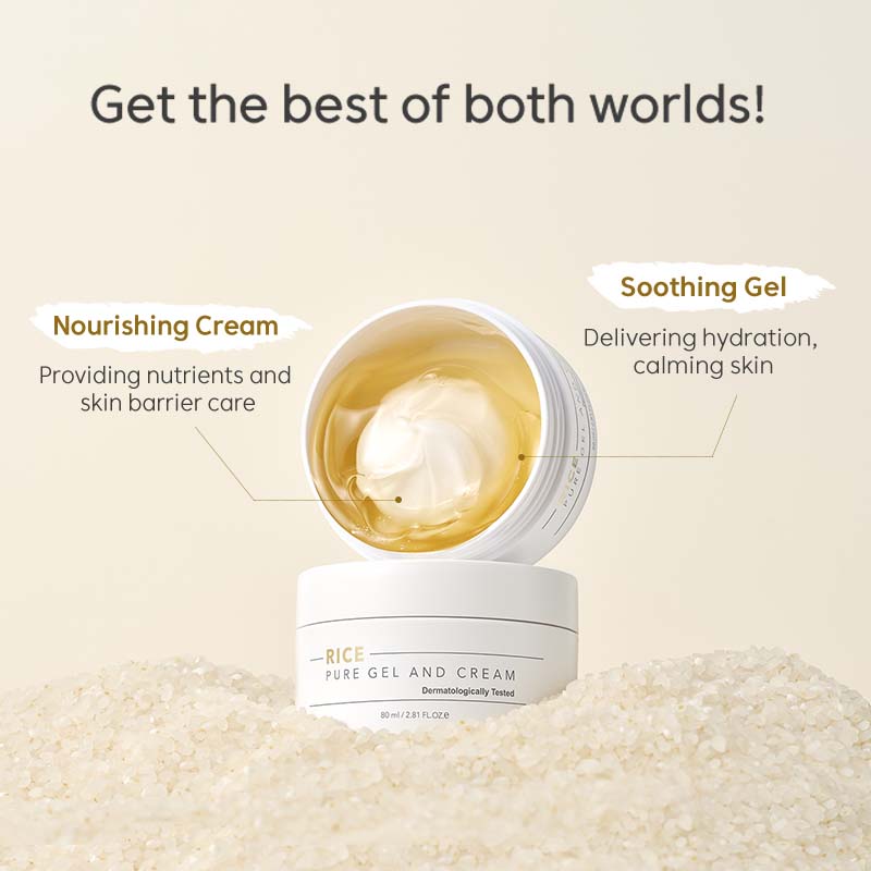 Thank You Farmer – Rice Pure Gel and Cream Θρεπτική Κρέμα Προσώπου με Εκχύλισμα Ρυζιού | 80ml