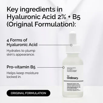The Ordinary Hyaluronic Acid 2% & B5 Serum Ορός Προσώπου Εντατικής Ενυδάτωσης, 30ml
