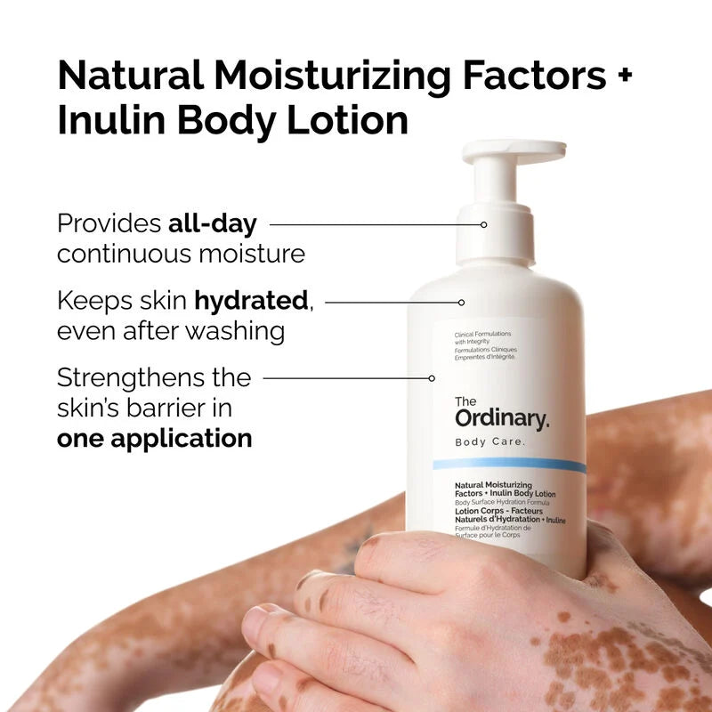 The Ordinary Body Care Natural Moisturizing Factors & Inulin Body Lotion Ενυδατική Λοσιόν Σώματος, 240ml