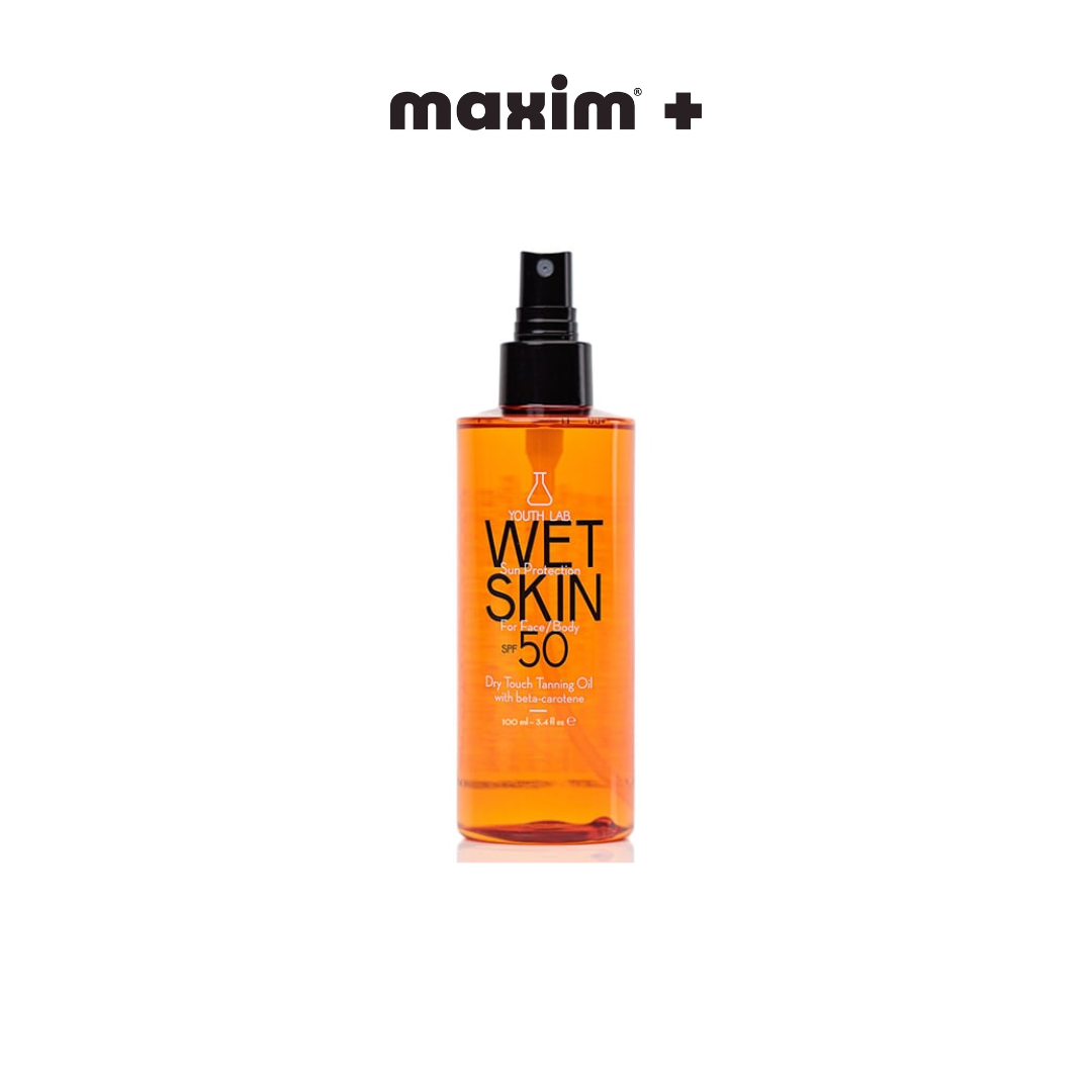 Youth Lab. Wet Skin Sun Protection Dry Touch Tanning Oil Αντηλιακό Ξηρό Λάδι για Πρόσωπο & Σώμα SPF50, 100ml