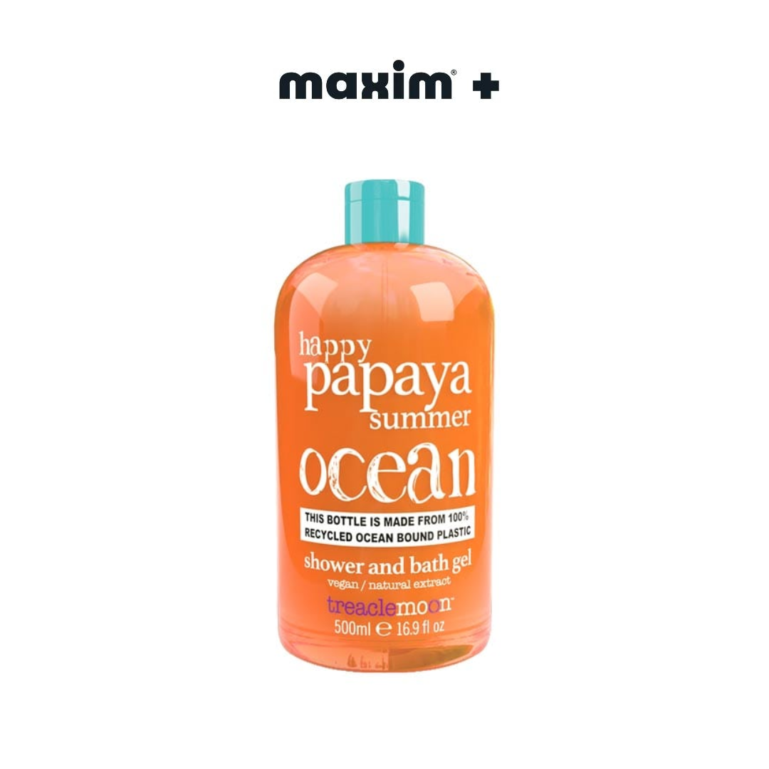 Treaclemoon Papaya Summer Shower & Bath Gel, Αφρόλουτρο 500ml