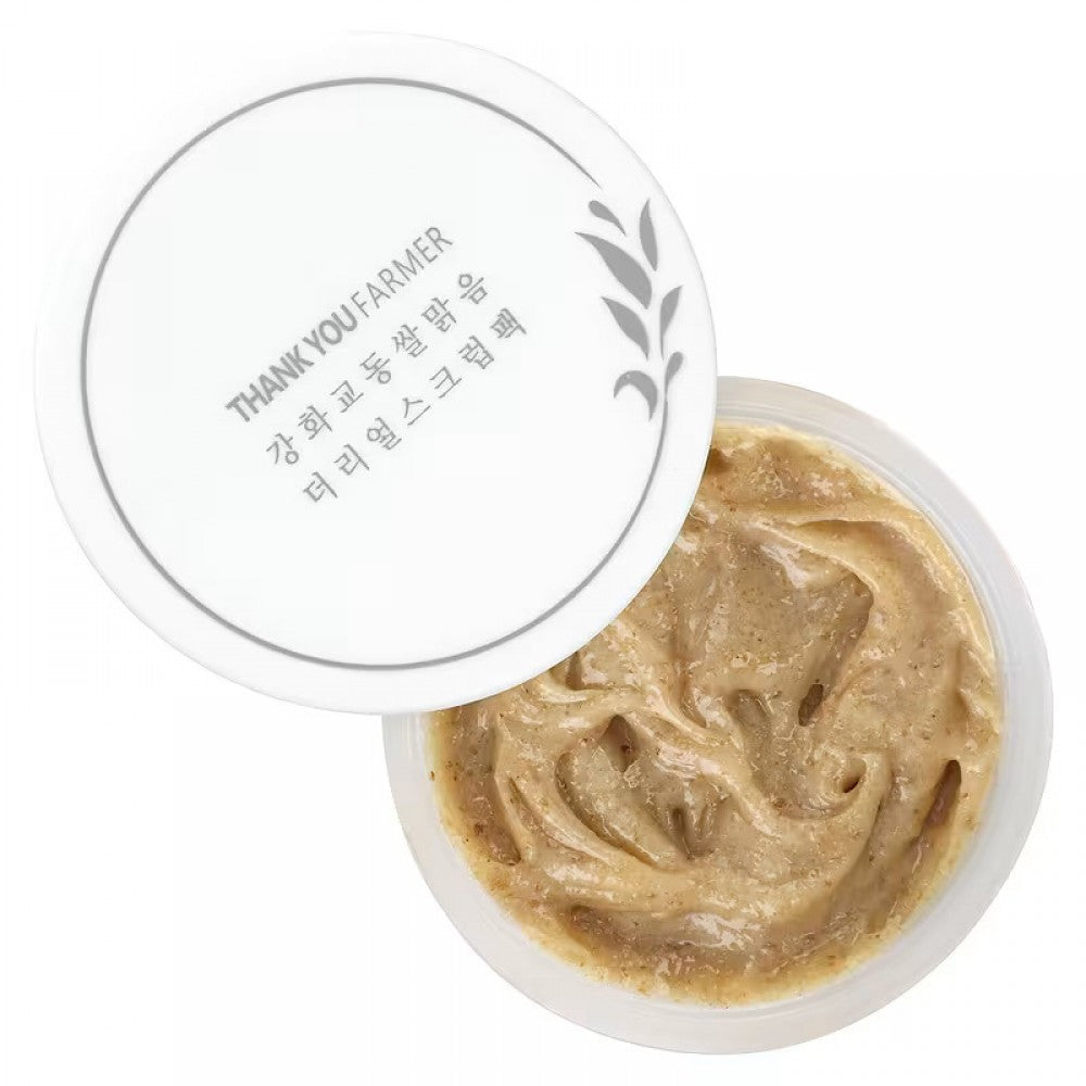 Thank You Farmer Rice Pure The Real Scrub Pack & Μάσκα Προσώπου, 100ml