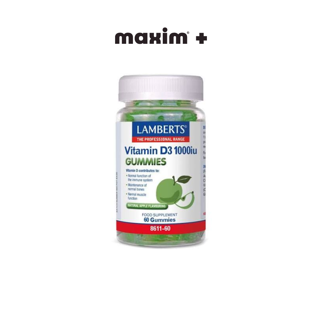 Lamberts Vitamin D3 1000iu, 60gummies