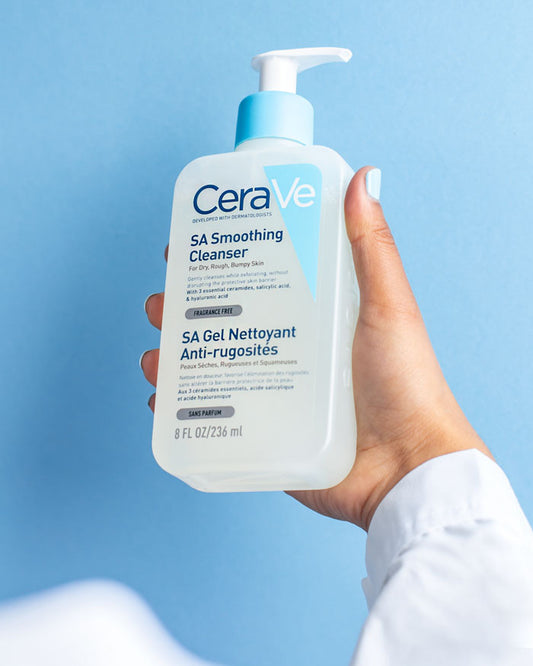CeraVe SA Smoothing Cleanser Gel Καθαρισμού Προσώπου &Σώματος για Ξηρό, Τραχύ & Ανομοιόμορφο Δέρμα 473ml