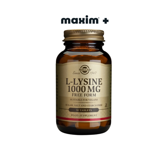 SOLGAR L-LYSINE 1000MG 50VCAP